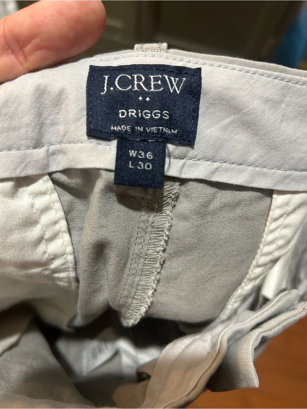 J. Crew Men's Light Tan Chino Pants 100% cotton